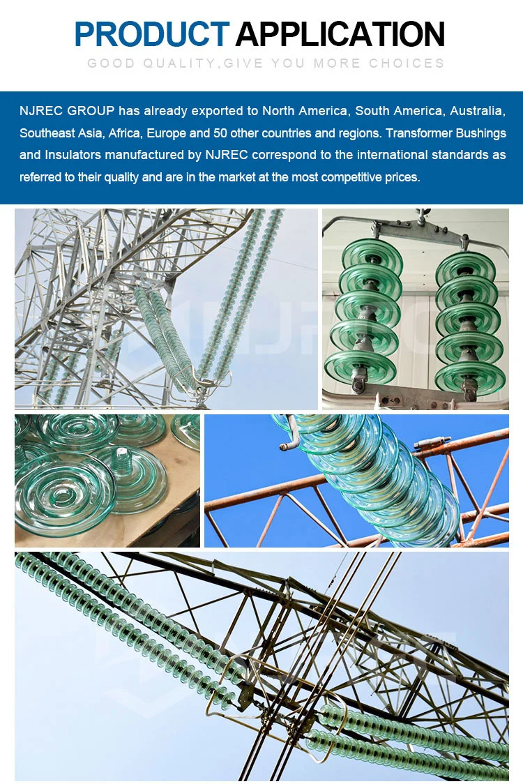 IEC Standard Fog Type Toughed Suspension Glass Insulator