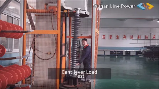 linha horizontal isolador do cargo da distribuição composta do polímero 33kv