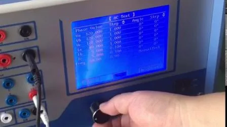 Equipamento portátil da máquina de calibração do sistema do jogo do verificador do teste da proteção do relé do teste da sobrecorrente automática